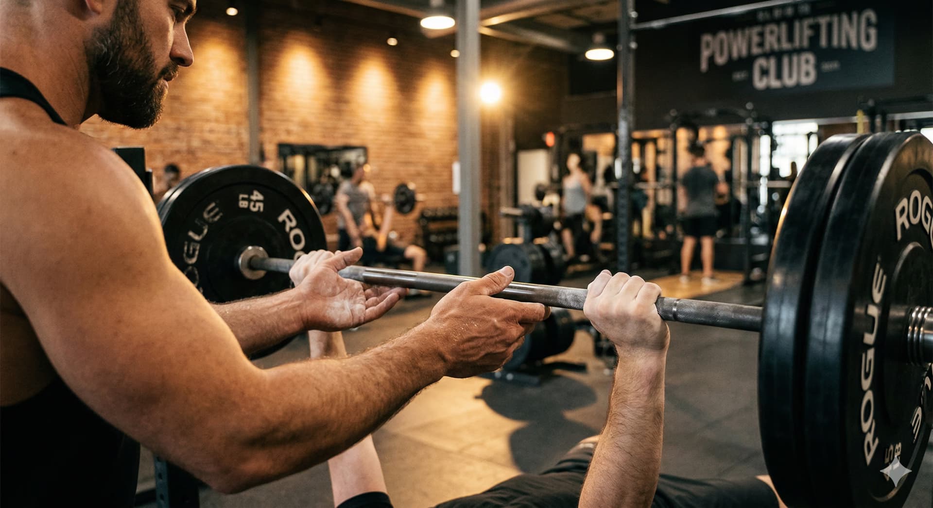 One-on-one personal training sessie in moderne gym, gecertificeerde coach begeleidt klant bij krachttraining, professionele en motiverende omgeving Heusden-Zolder